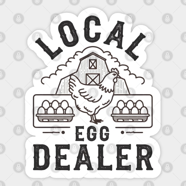 Local Egg Dealer Sticker by MakerMind8.2